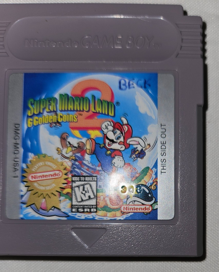 Super Mario Land 2 Cartridge Only Authentic Nintendo Game Boy New Battery USA-1