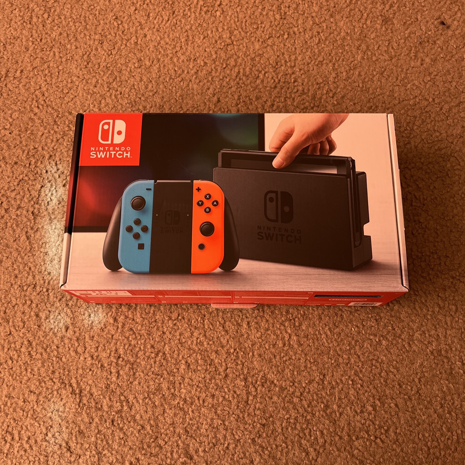 Nintendo Switch with Neon Blue & Neon Red Joy-Cons (Box and Insert Only)