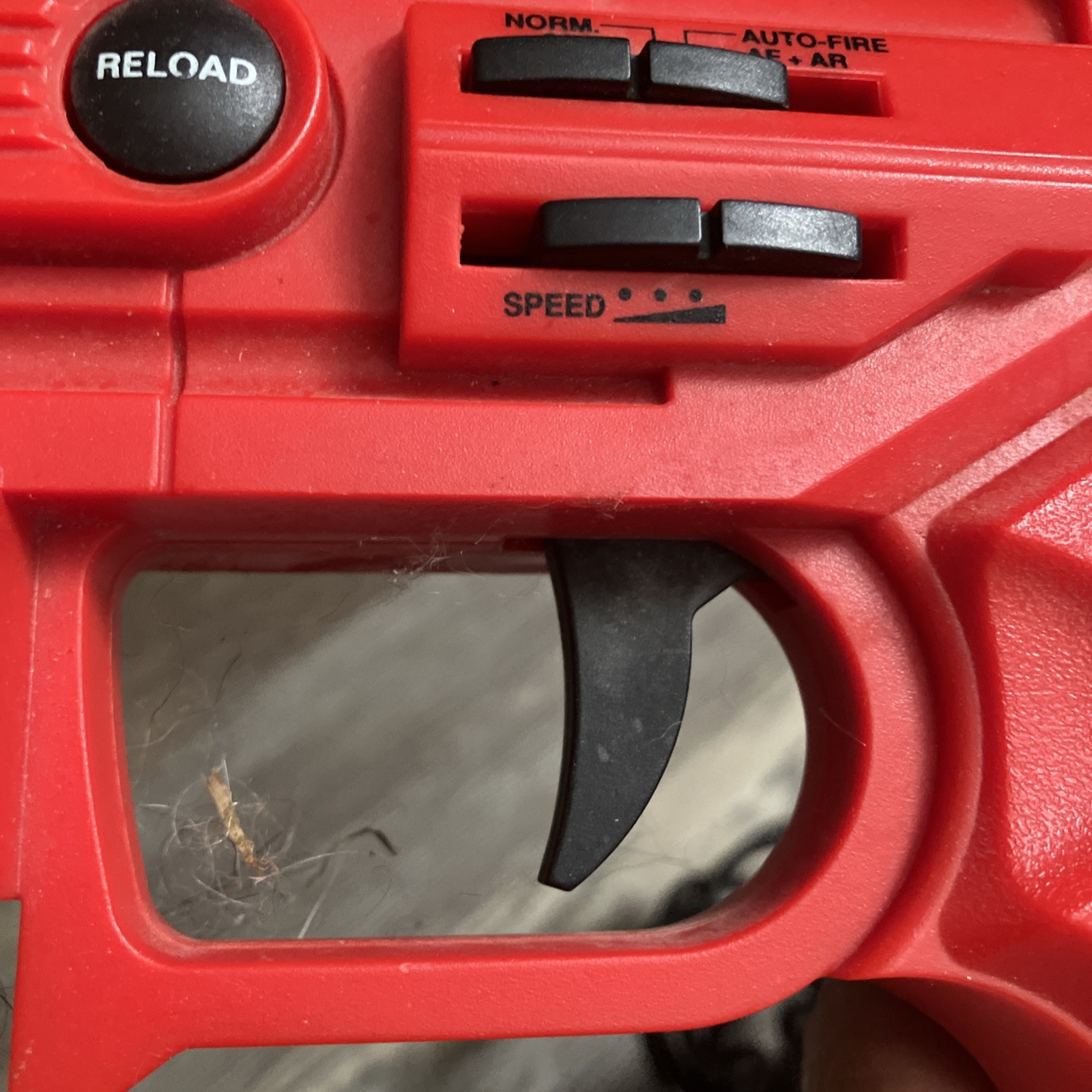 Nuby Virtual Gun Light Gun Controller NB-278 Wired Red Console Accessory Plastic
