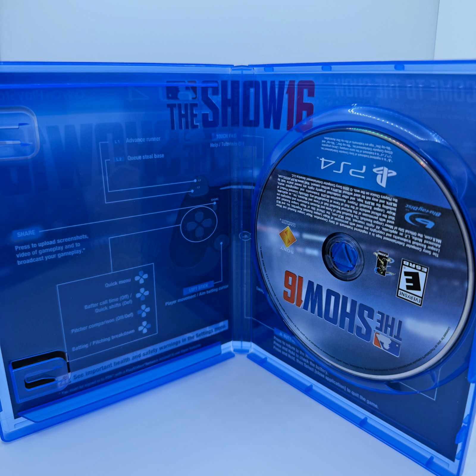 MLB The Show 16 PS4 U Tested & Working CIB