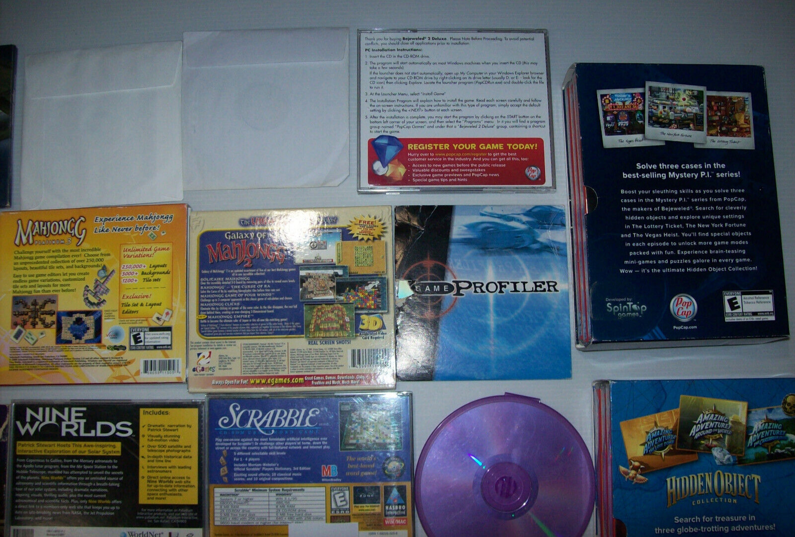 Lot of 20+ Vintage Computer PC Games, + Vintage PC Software, Y2K, 1990s – 2000s