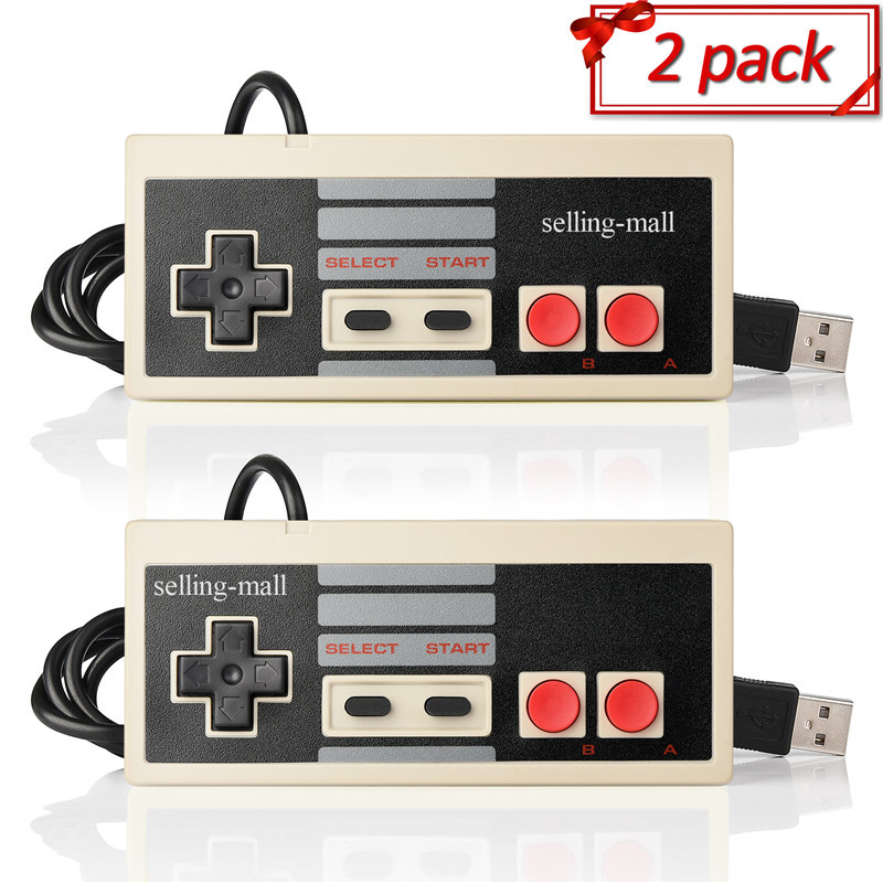 USB Wired Classic NES Controller + N64 Controllers Gamepads for PC Mac Windows