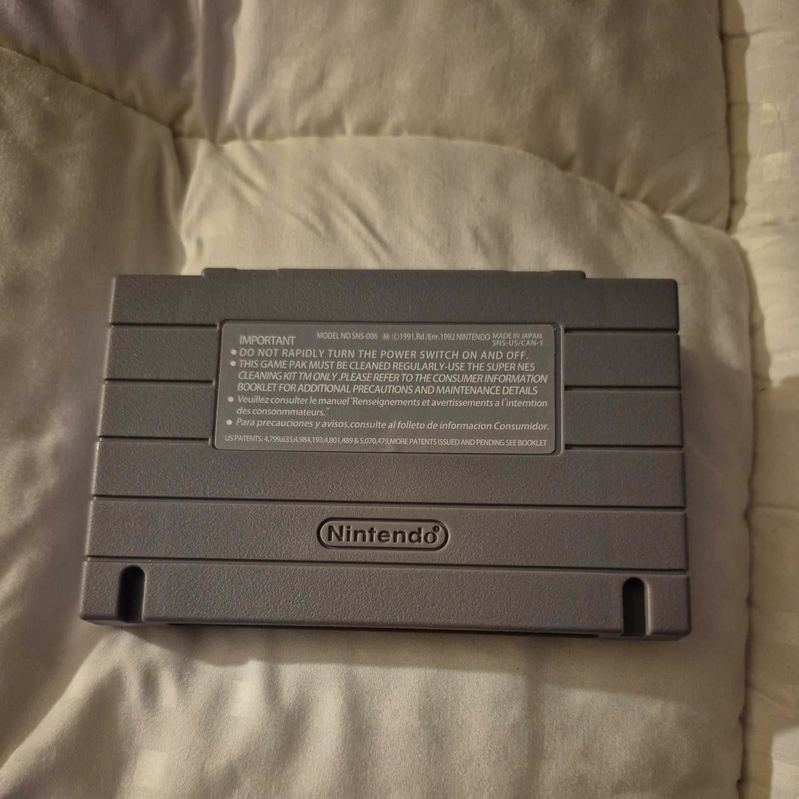 New Super Mario Land for Nintendo Entertainment System SNES Cartridge USA SHIP