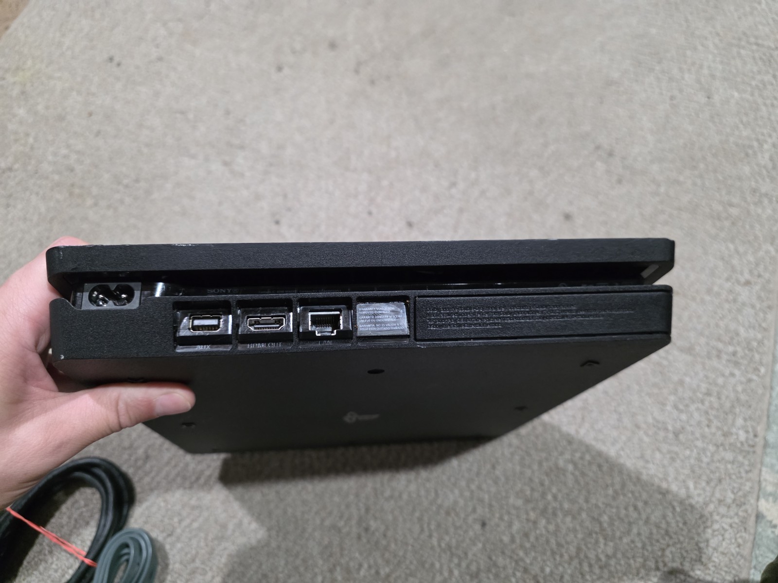 SONY PS4 SLIM 500GB CONSOLE CUH-2015A W/ 1 CONTROLLER & CABLES