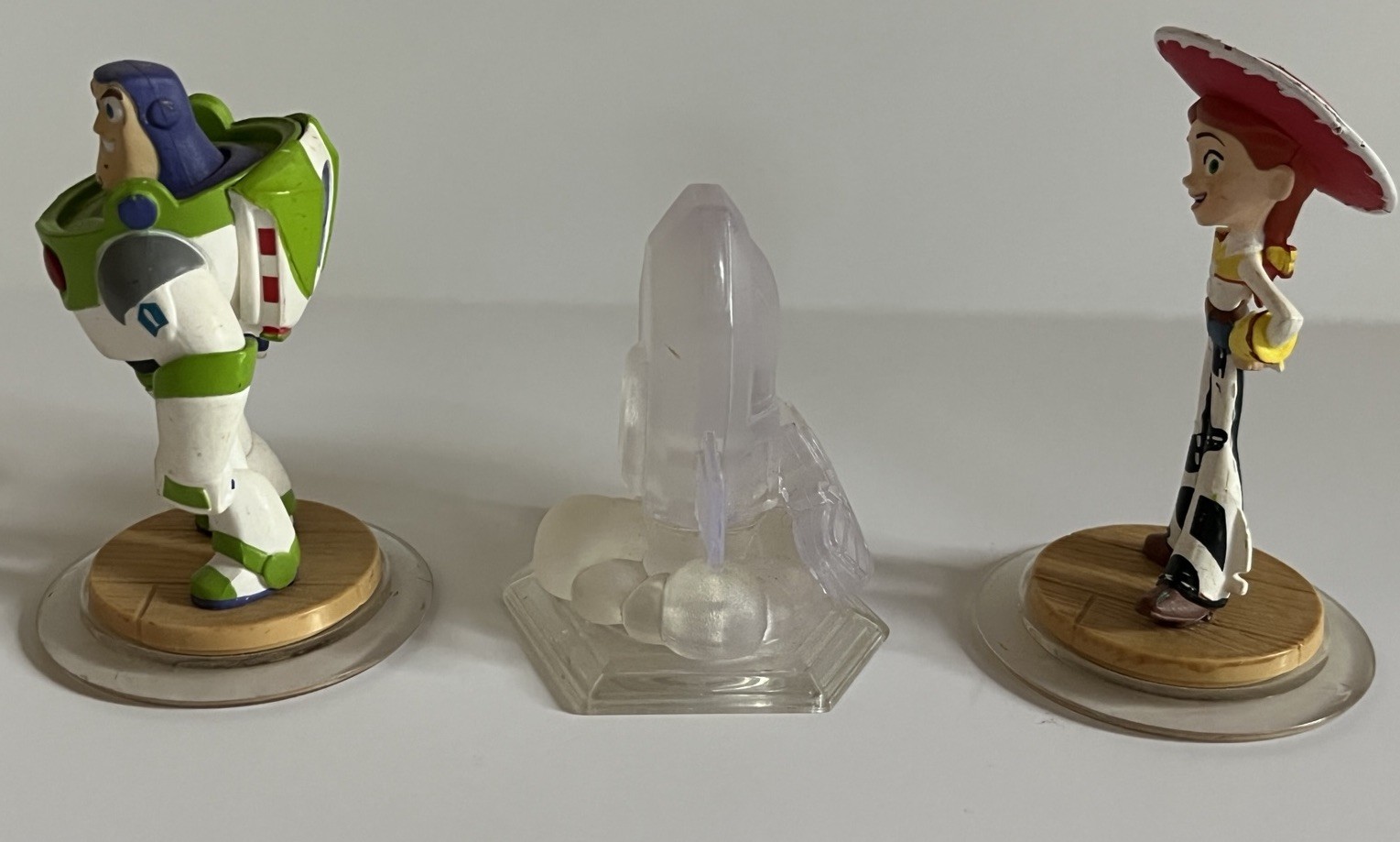 Lot of 3 Disney Infinity 1.0 Toy Story Jessie Buzz Lightyear & Crystal Figure