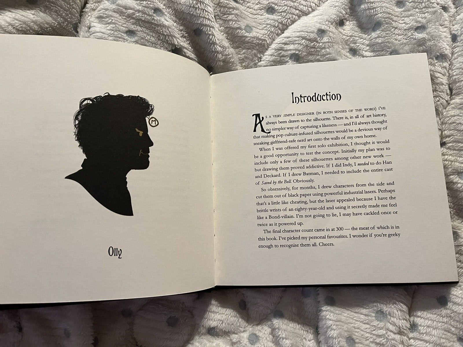 SIGNED Olly Moss Silhouettes From Popular Culture Limited Edition Book Papercut