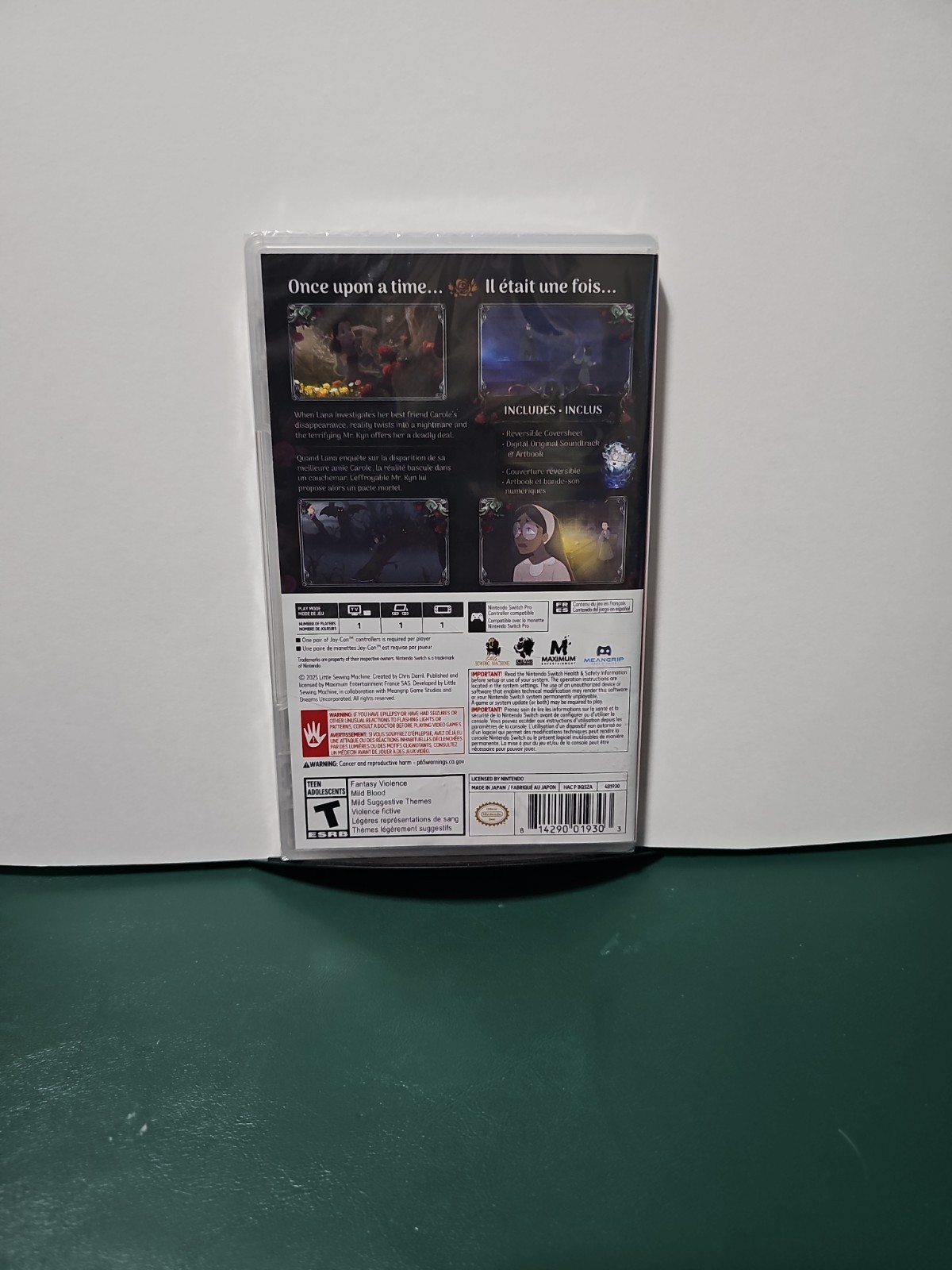 Bye Sweet Carole For The Nintendo Switch New/sealed.