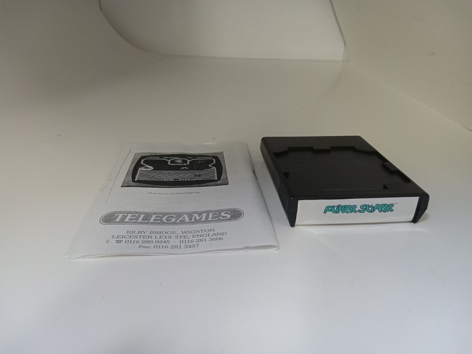 Flipper Slipper SpectraVideo Game for Colecovision Cartridge & Copied Manual