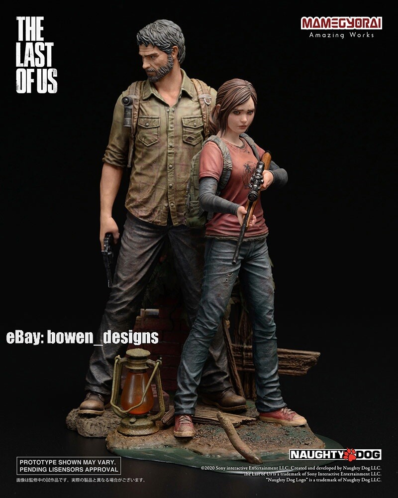1/9 Mamegyorai The Last of Us Game JOEL ELLIE Figure Statue Set Naughty Dog PS3