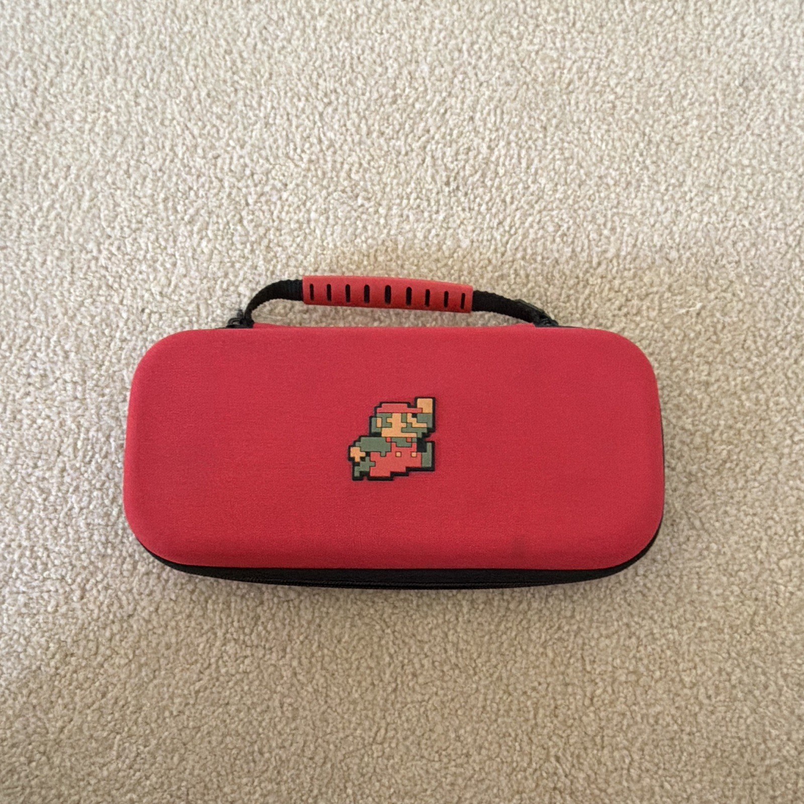 Nintendo Switch Console Neon Red/Blue w/ Smash Ultimate, Zelda BOTW & Case