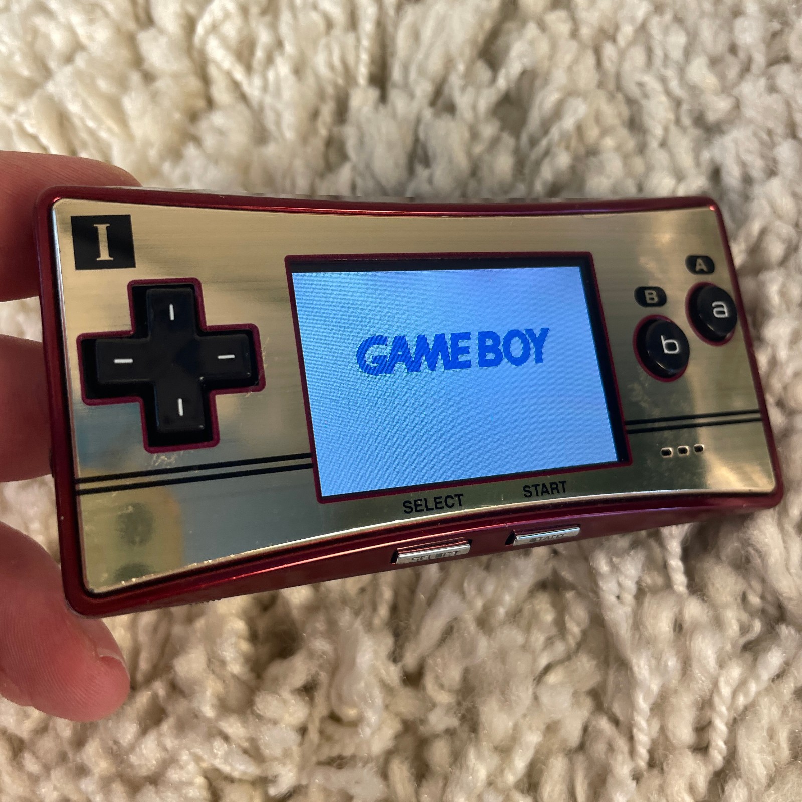Nintendo Game Boy Micro 20th Anniversary Edition Handheld System OXY-001 Tested