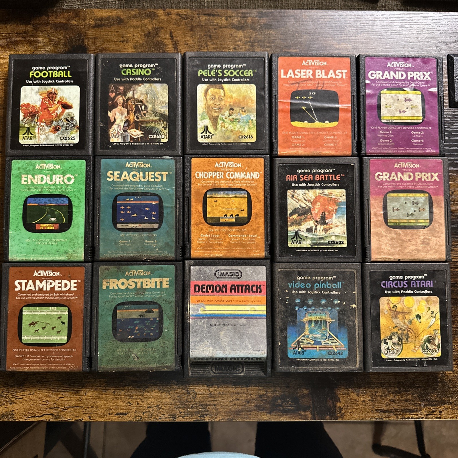 Vintage Atari Game Lot 92 Games Atari 2600 400 800 Activision CBS Untested