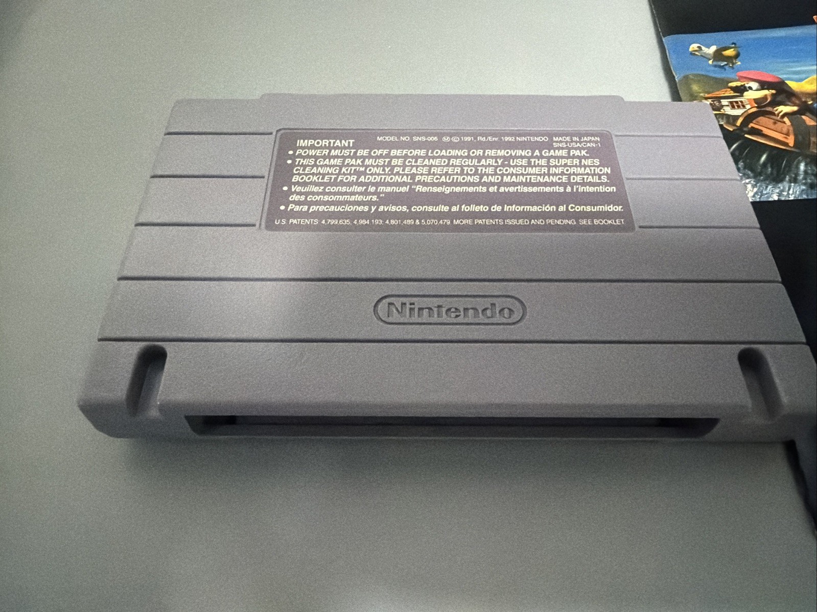 Donkey Kong Country 3: Dixie Kong’s Double Trouble! SNES w/ Manual AMAZING LABEL