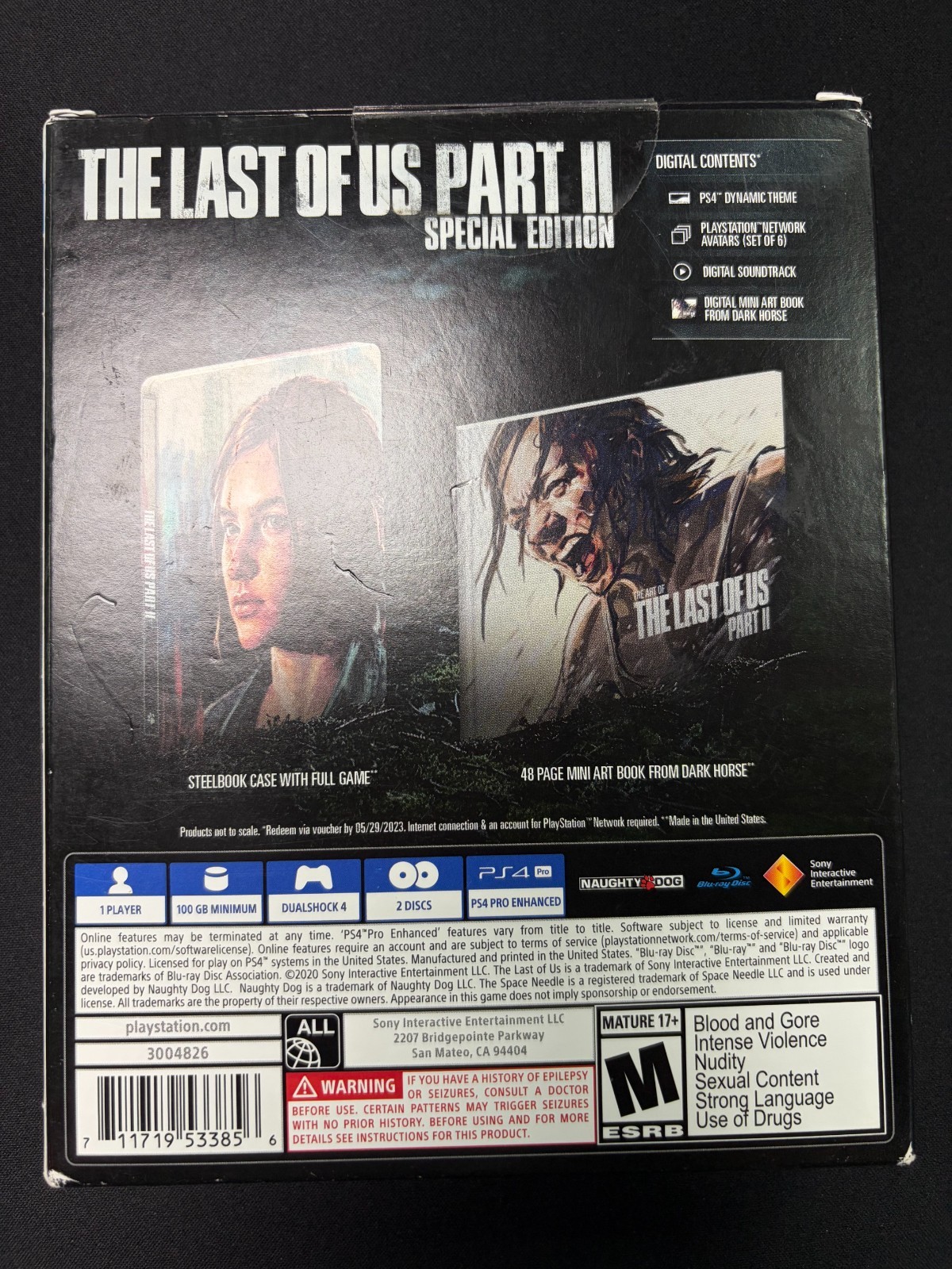 The Last of Us Part II Special Edition (Playstation 4, 2020) — NEW