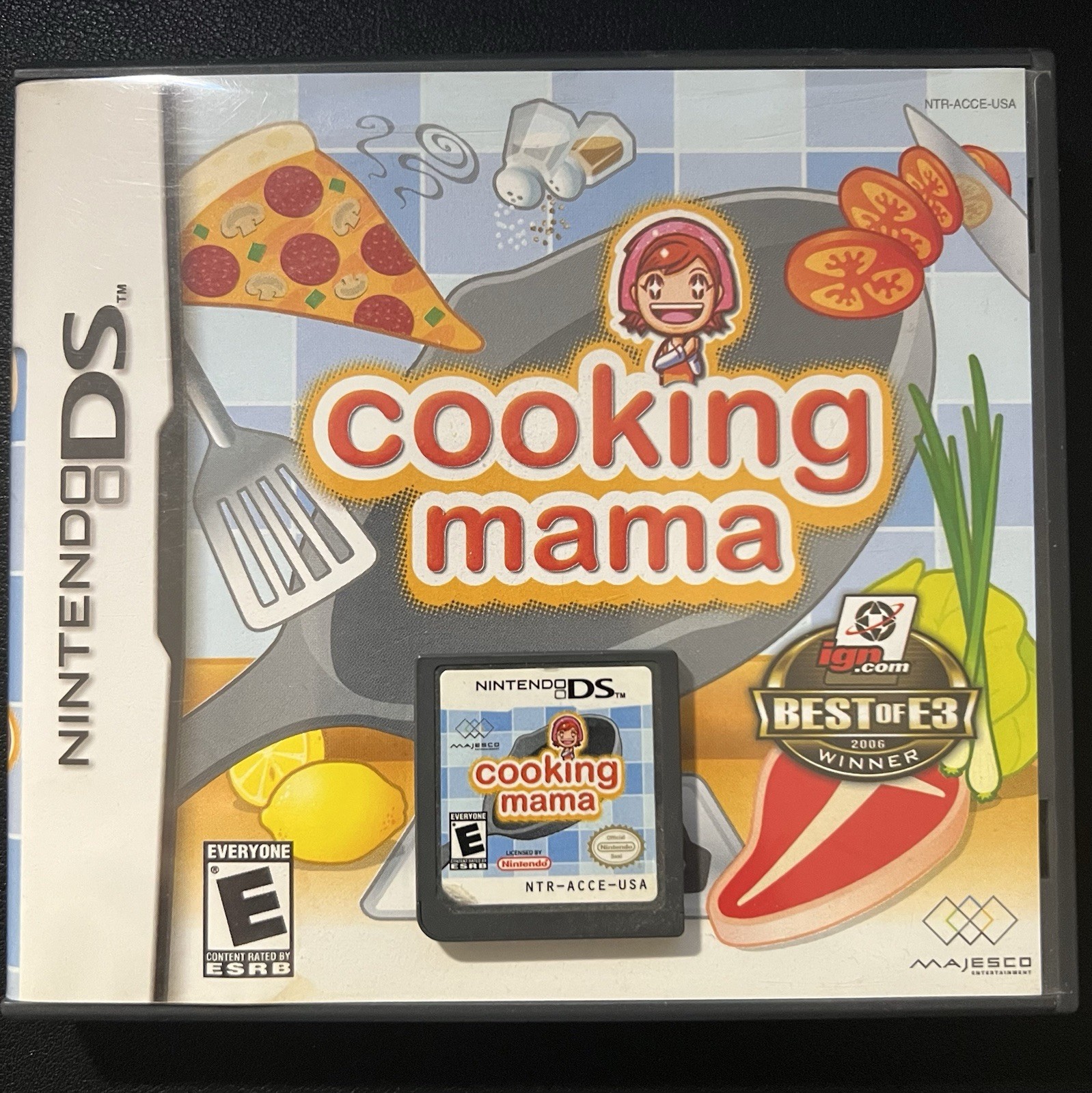 Nintendo DS Cooking Mama Case and Game (No Manual) Majesco 2006 Tested/Working