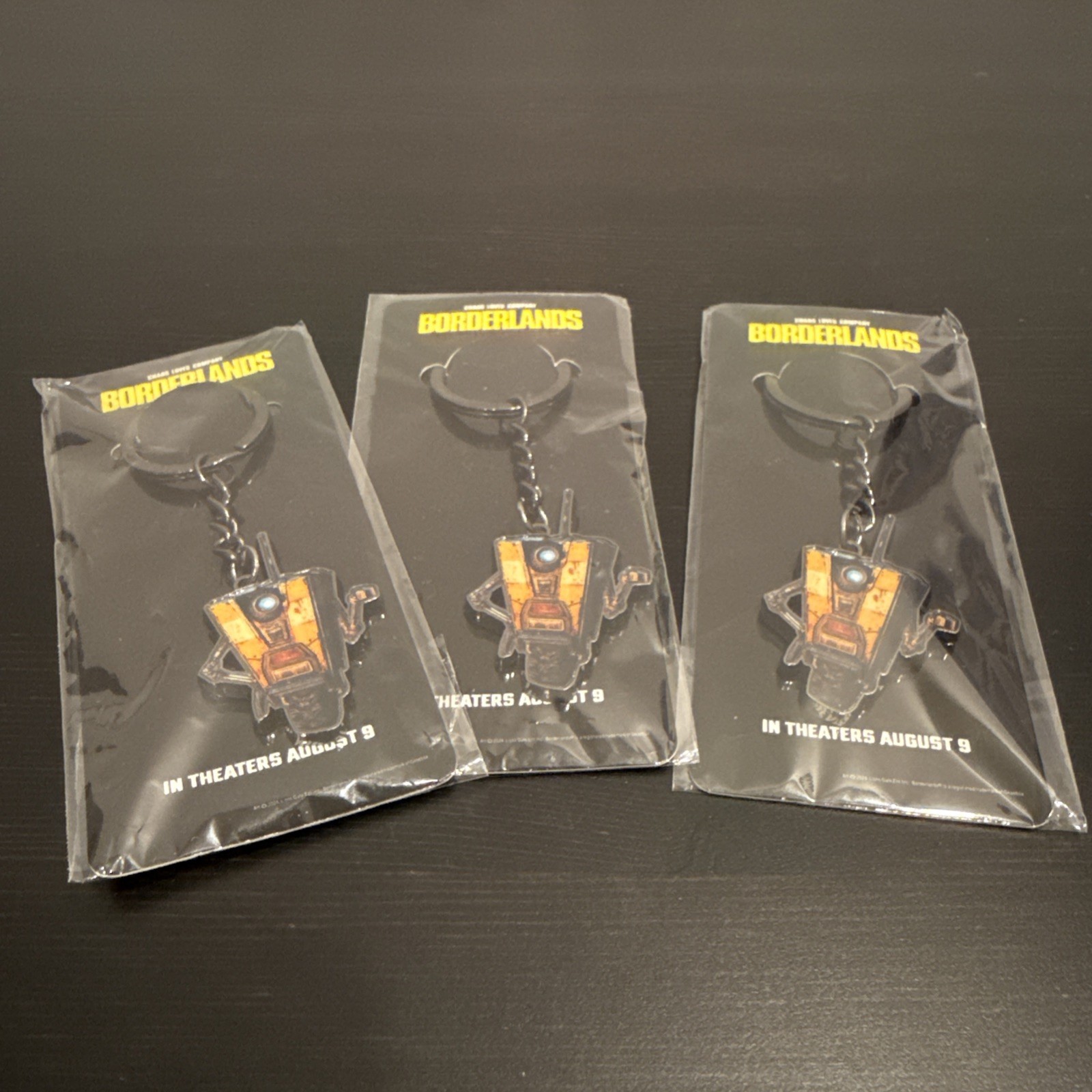 2024 SDCC Lot of 3 Borderlands Claptrap Keychain Moxxi’s Bar