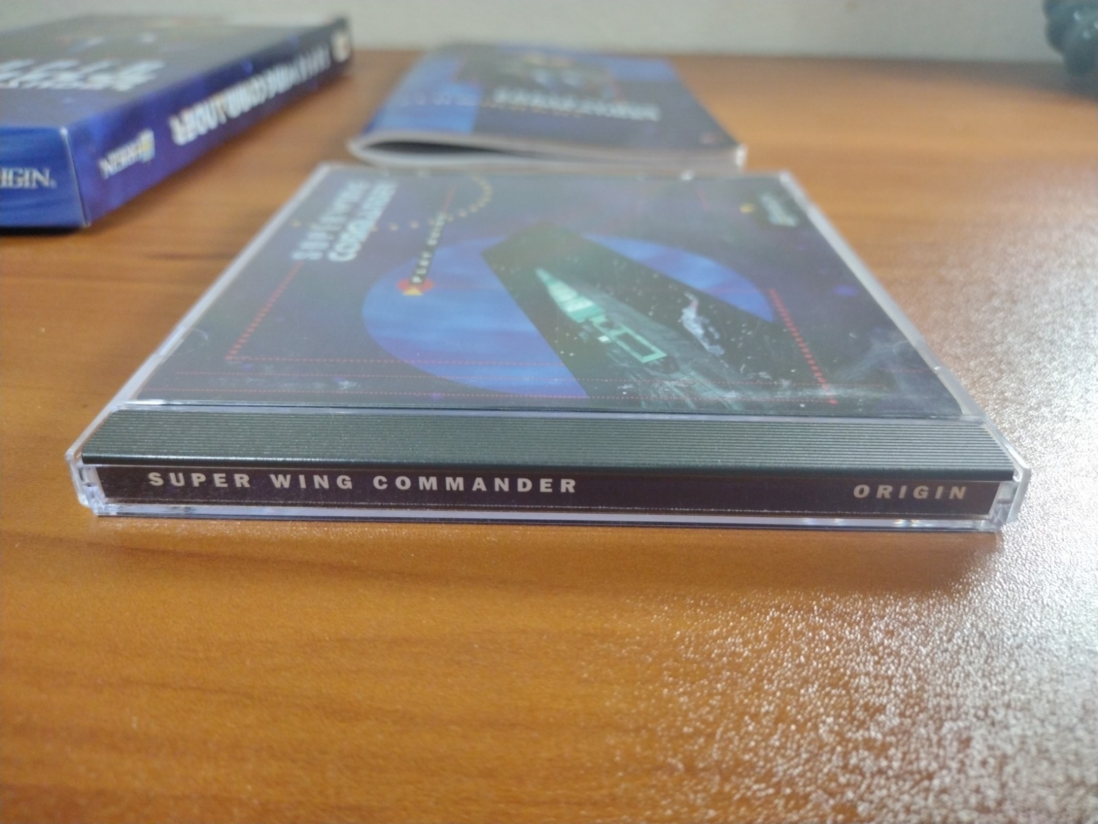 Super Wing Commander (3DO, 1994) Long Box + Manual & Jewel Case (No Disc) NM Box