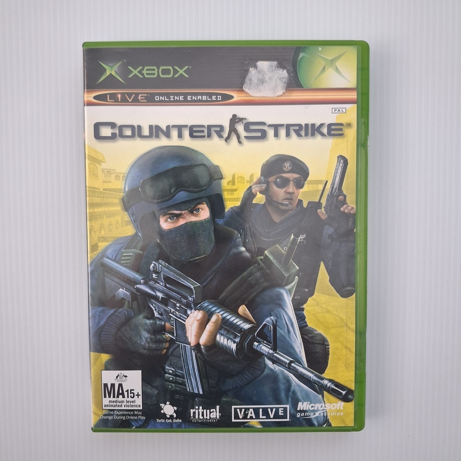 Counter-Strike Xbox Live Original Xbox Game Tested Working Complete PAL MA15+
