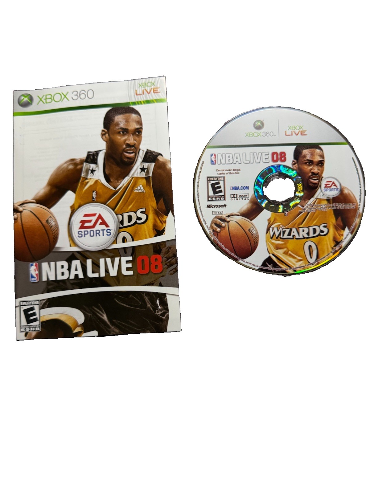 EA Sports NBA Live 08 Basketball Sports Xbox 360 2007 pre-owned