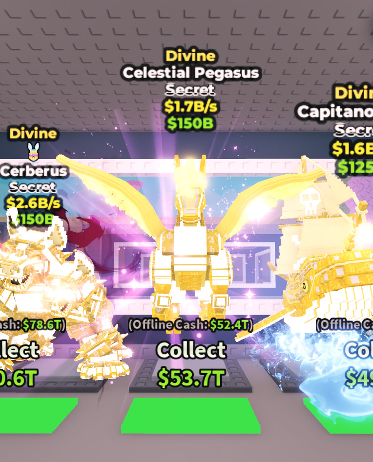 Divine Celestial Pegasus $1.7B/s｜Steal A Brainrot｜FAST DELIVERY