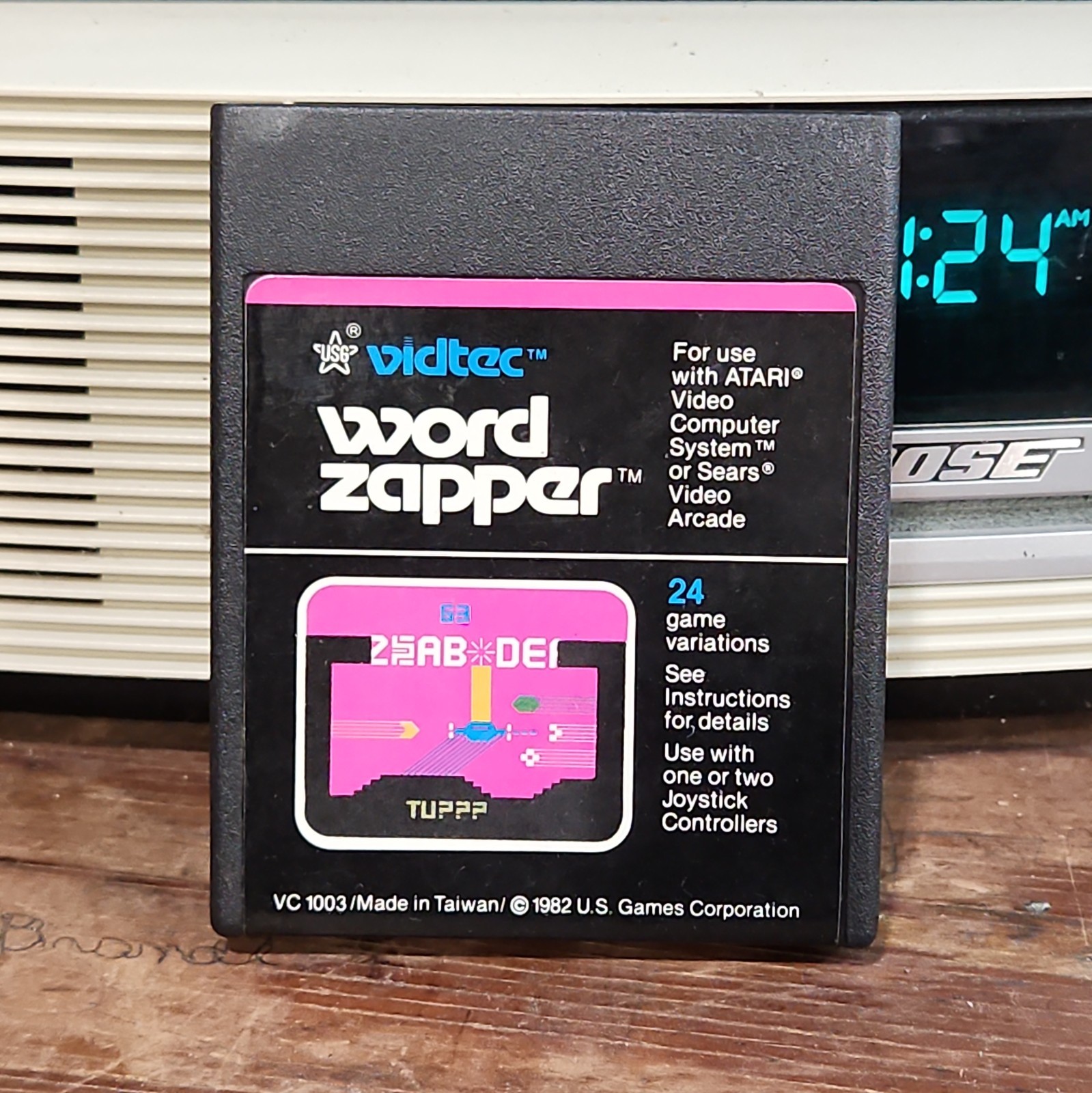 Word Zapper (Atari 2600, 1982) Authentic Cartridge Only