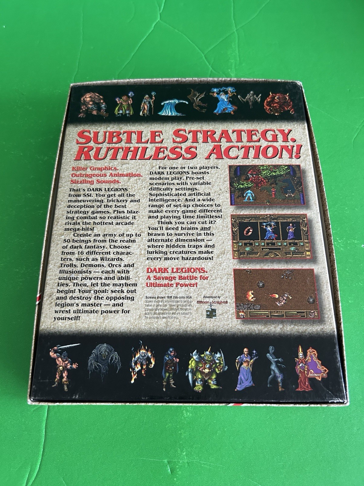 SSI Dark Legions Original Big Box Strategy Role Strategy Role Playing Game