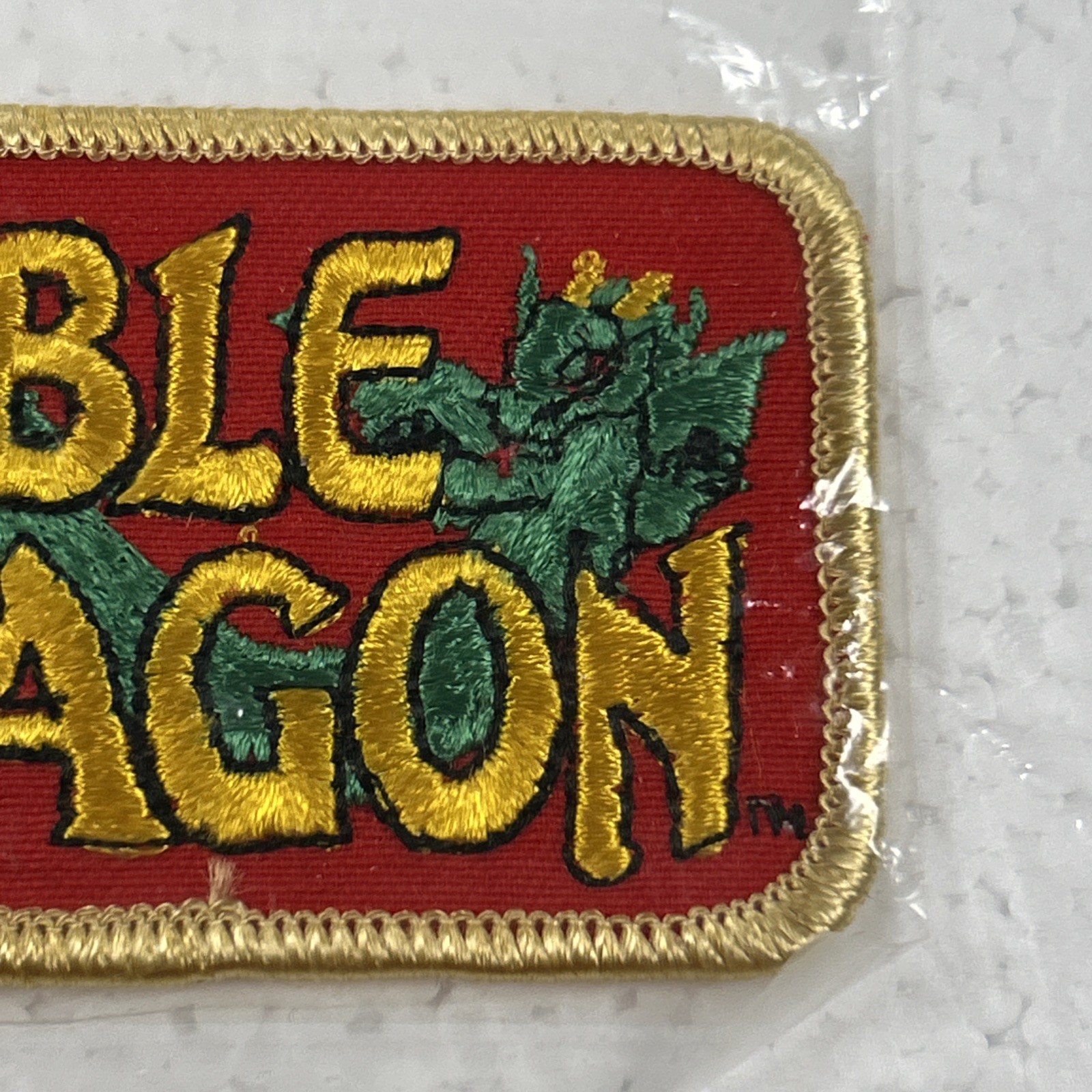 Vintage 1989 Double Dragon Power Patch Collectors Edition NES Iron On Made USA