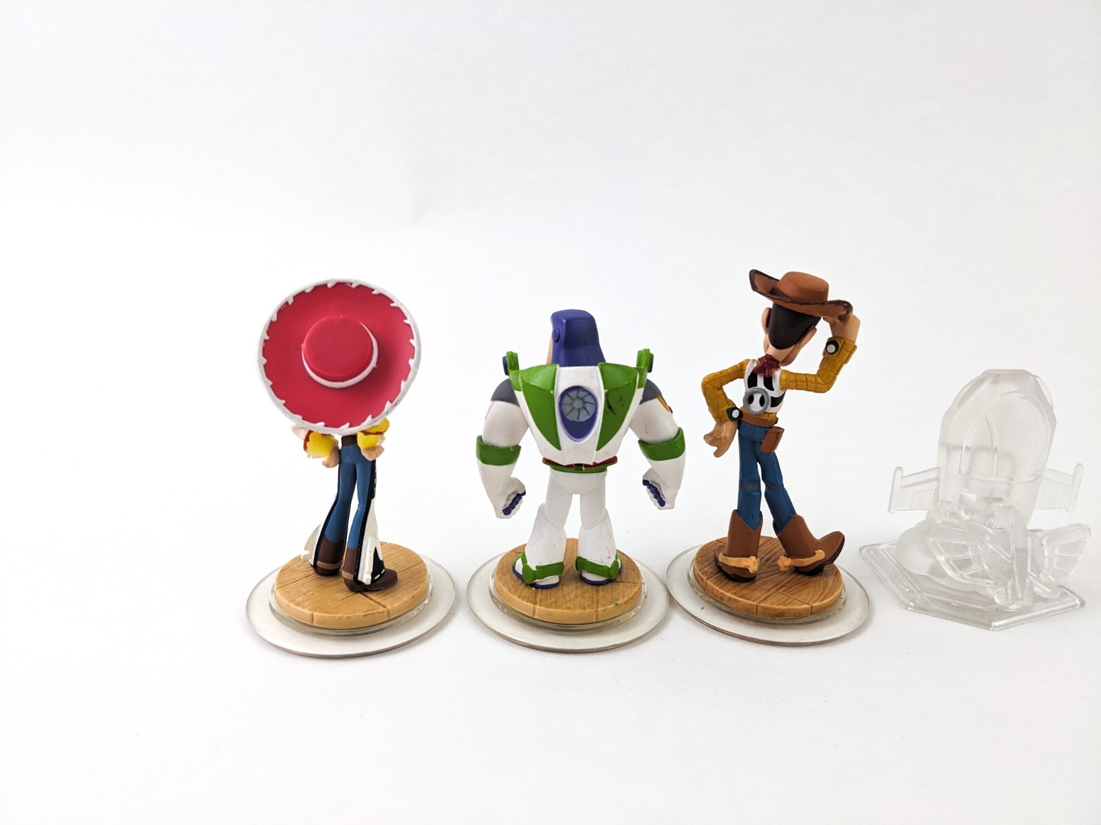 Disney Infinity Toy Story Lot Of 3 Figures Buzz Woody Jesse Playset
