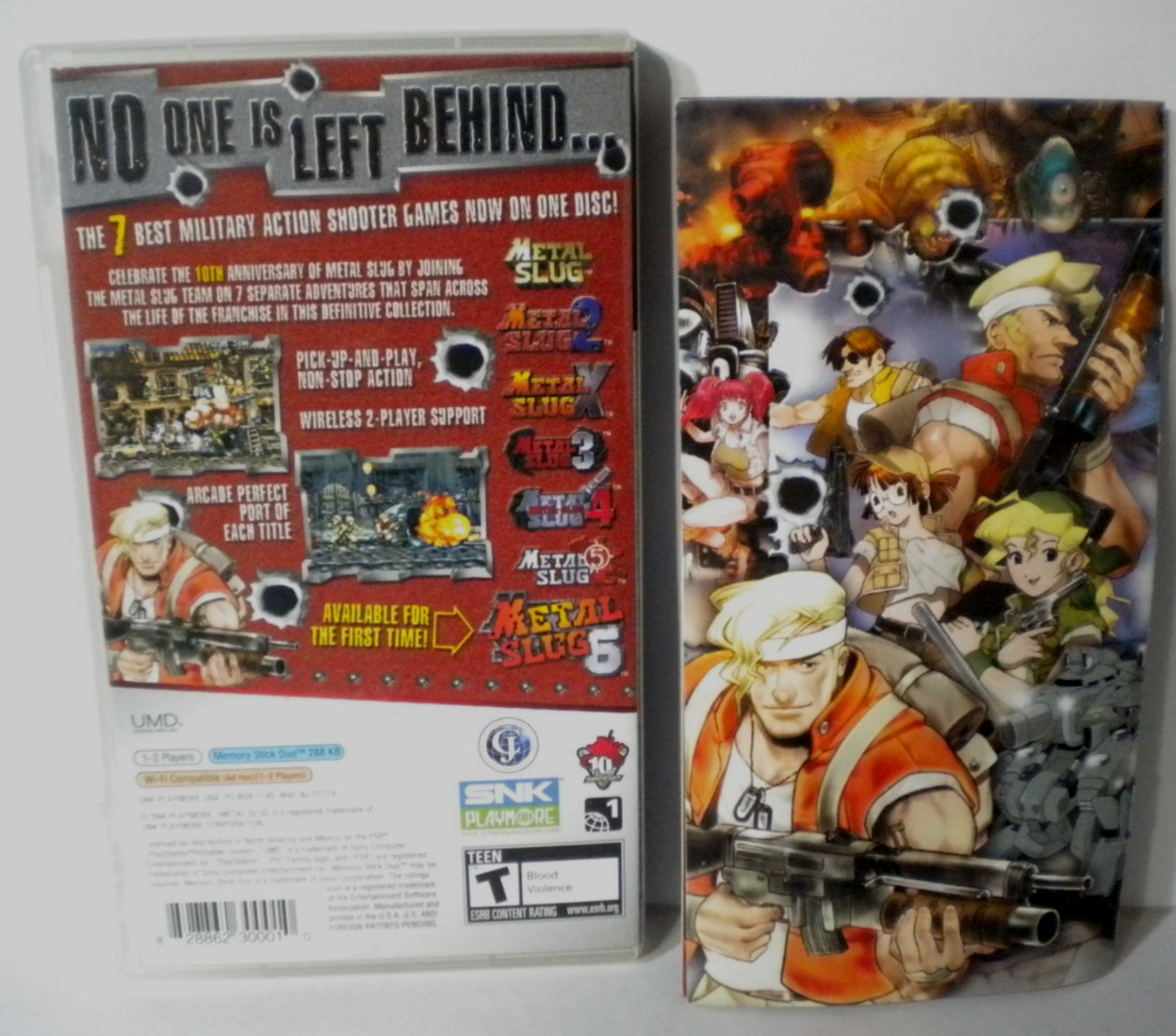 Metal Slug Anthology (PlayStation Portable PSP) COMPLETE CIB TESTED WORKS