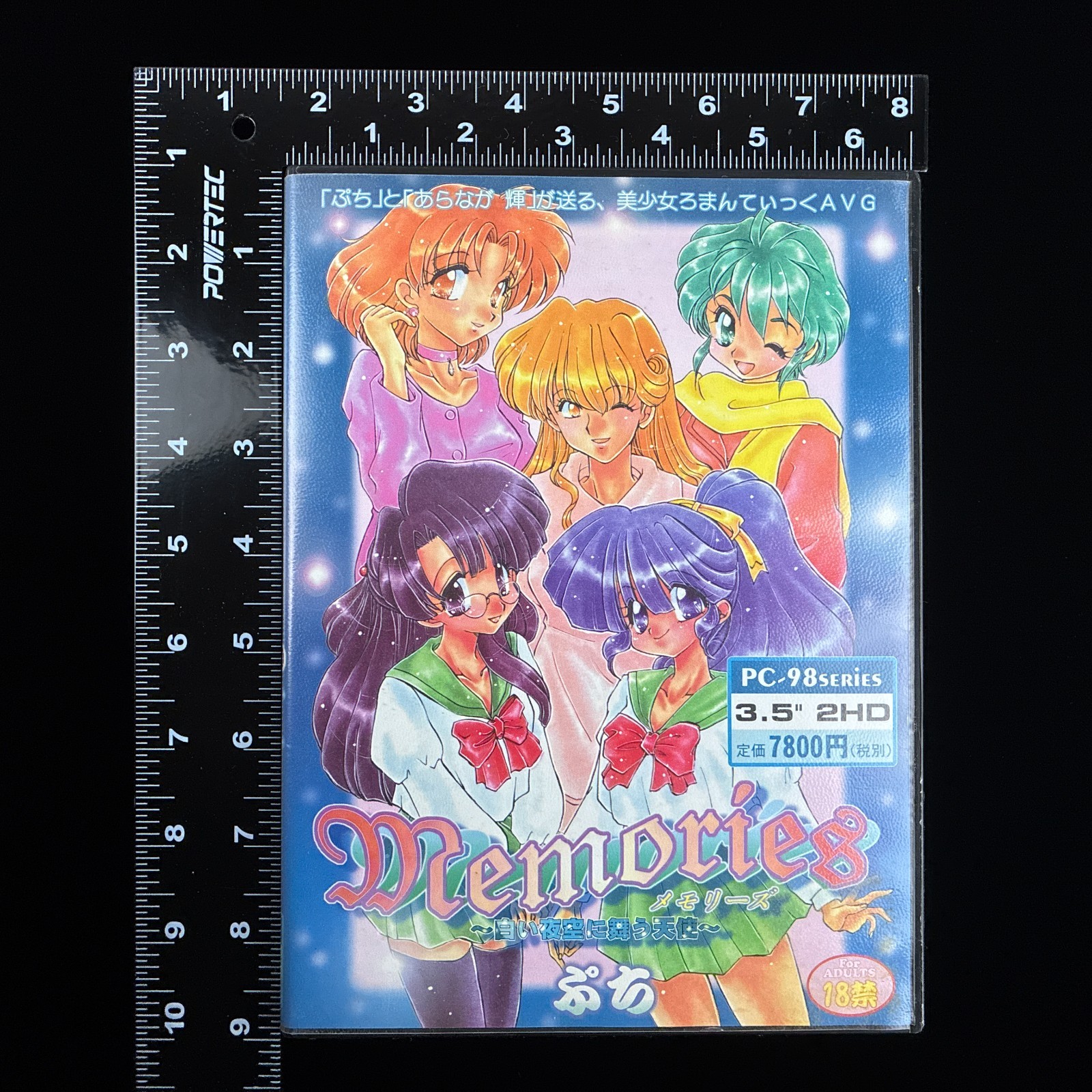 1995 Petit Memories Shiroi Yozora ni Mau Tenshi PC-9801 PC98 Visual Novel Game