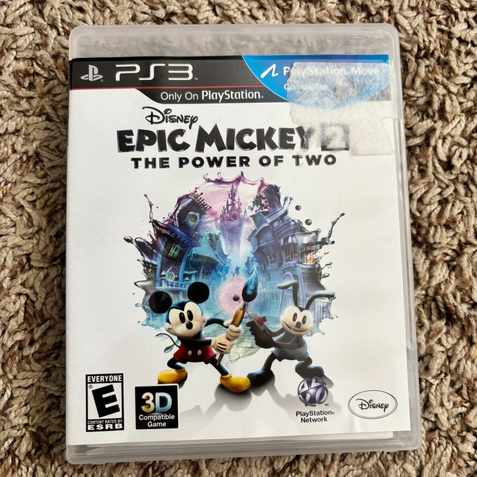 Disney Epic Mickey 2: The Power of Two Sony PS3 Video Game Complete CIB