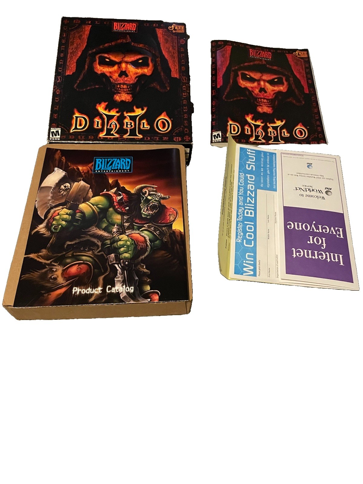 Diablo2 & Diablo2 Expansion set lord of destruction W/Manuals, Product Manuals