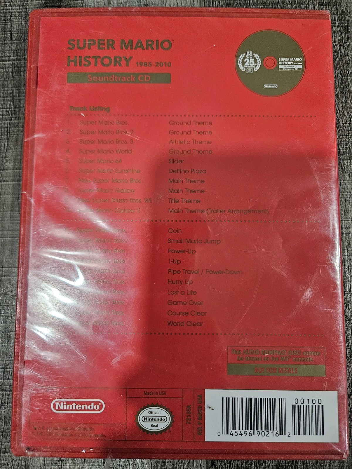 Super Mario History 1985-2010 25th Anniversary Sealed