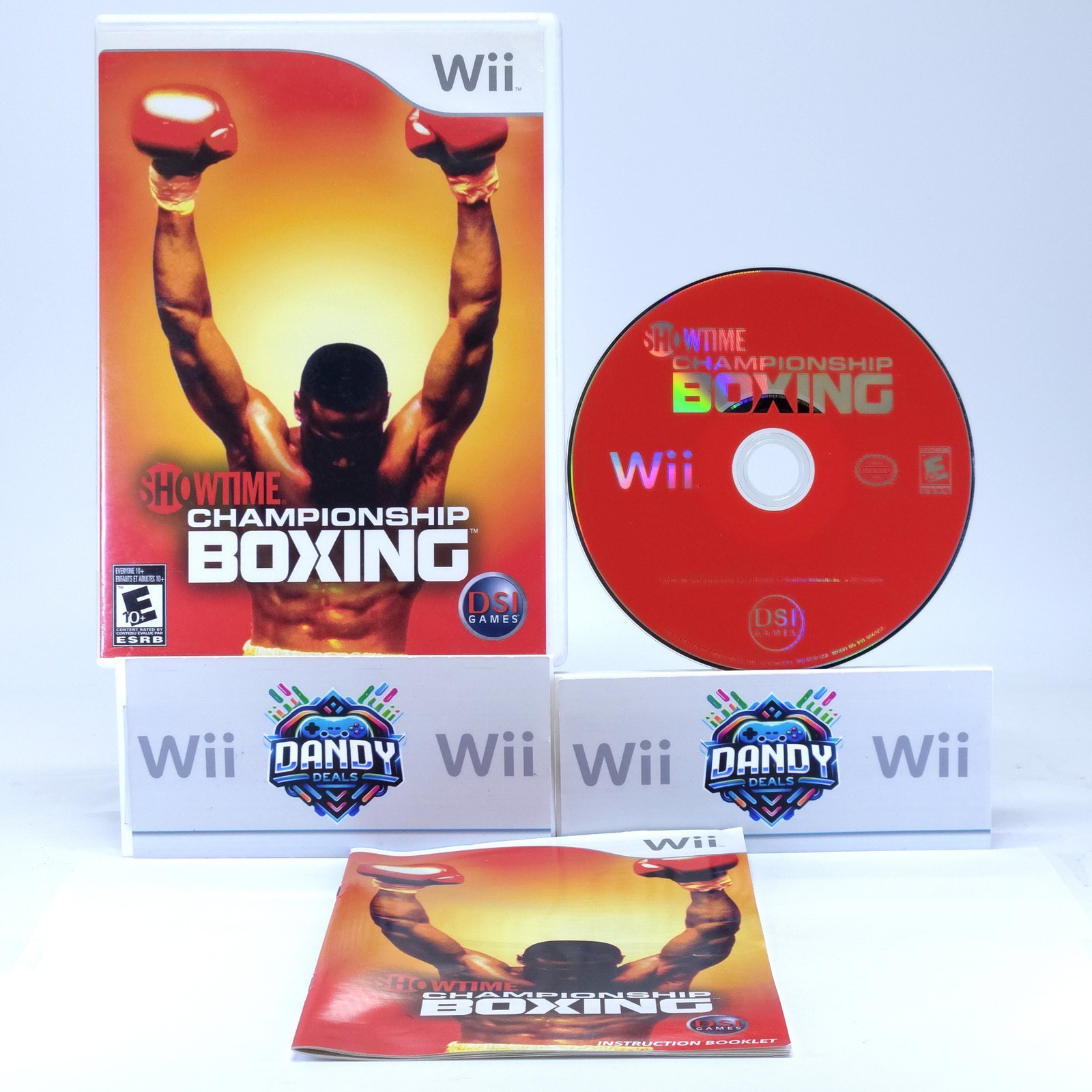 Showtime Championship Boxing CIB W/ Manual – Wii