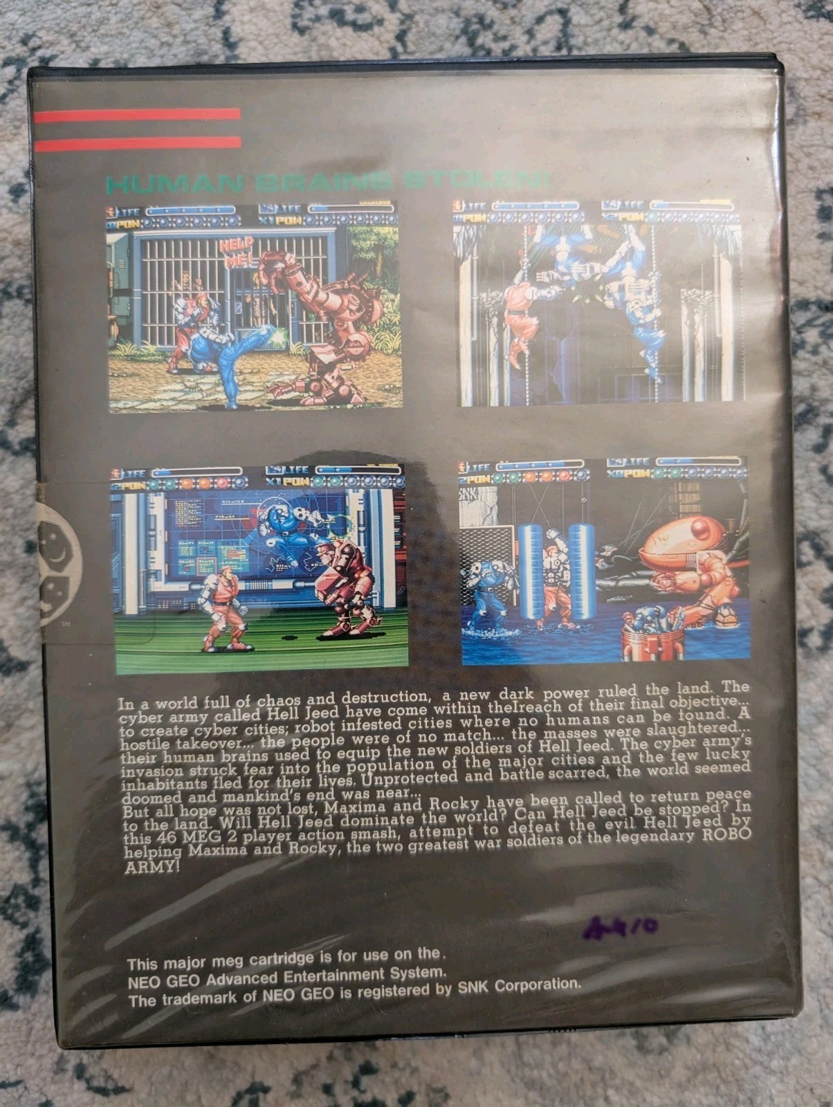 Robo Army Neo Geo AES – English Euro Complete – Non-Dog Tag