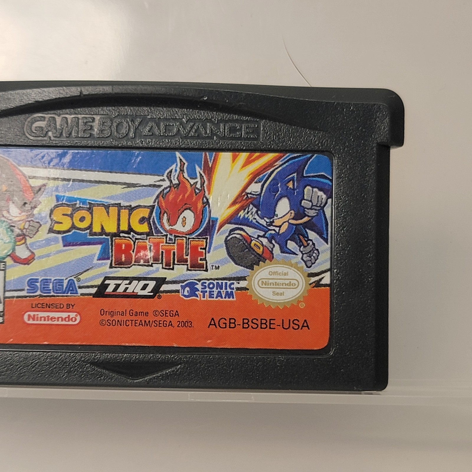 Sonic Battle (Nintendo Game Boy Advance, 2004) Authentic Cartridge Only