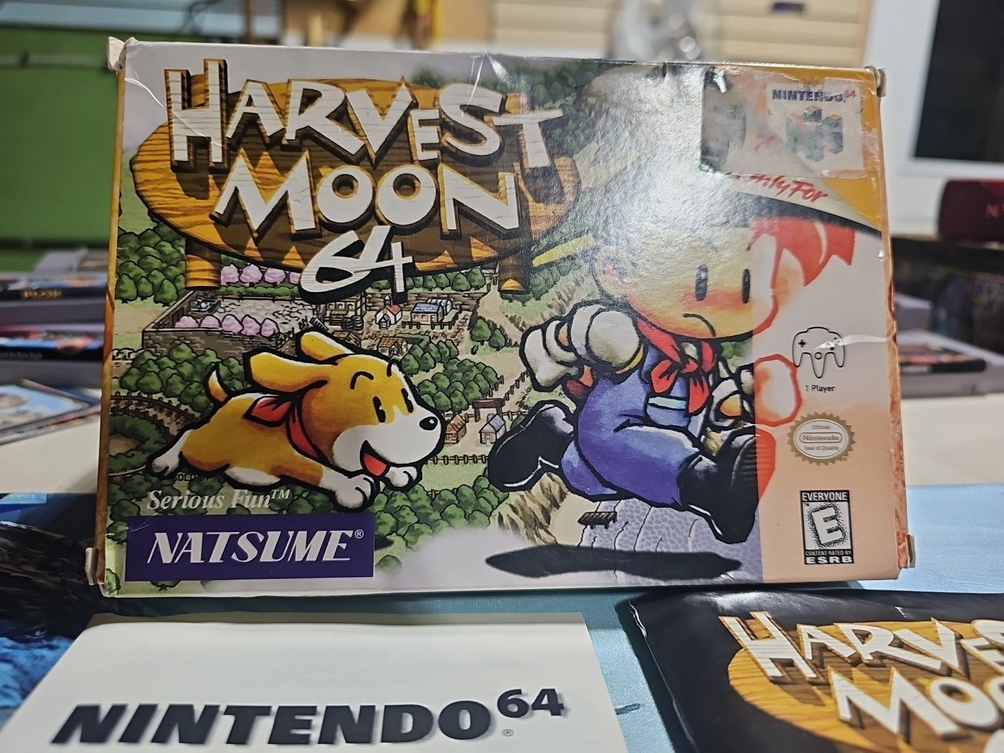 Harvest Moon 64 N64 CIB Box And Inserts Registration Card Authentic 🇺🇸
