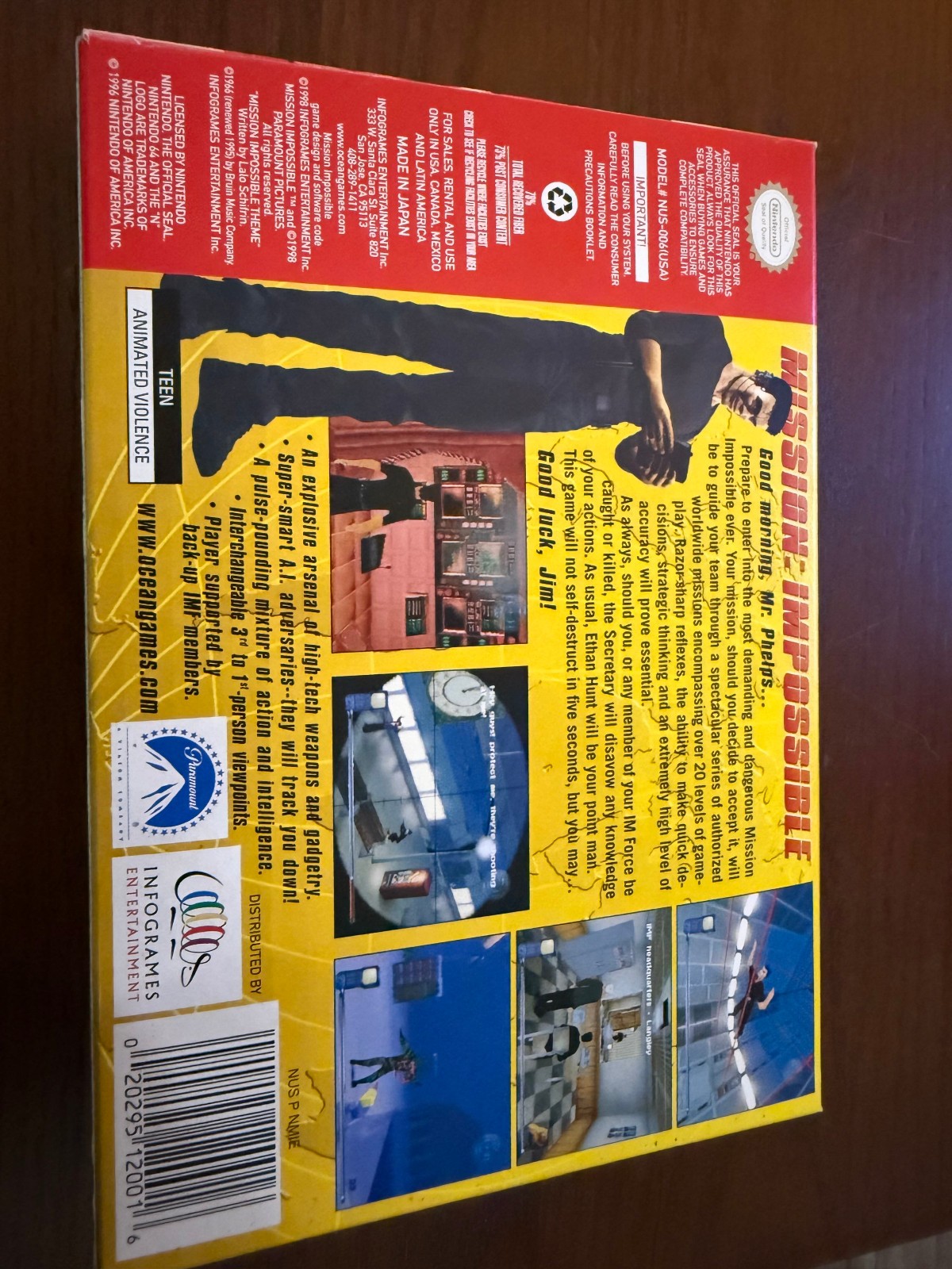 Mission: Impossible Nintendo 64 – AUTHENTIC, TESTED, CIB, SEE PICS, READ DESCR