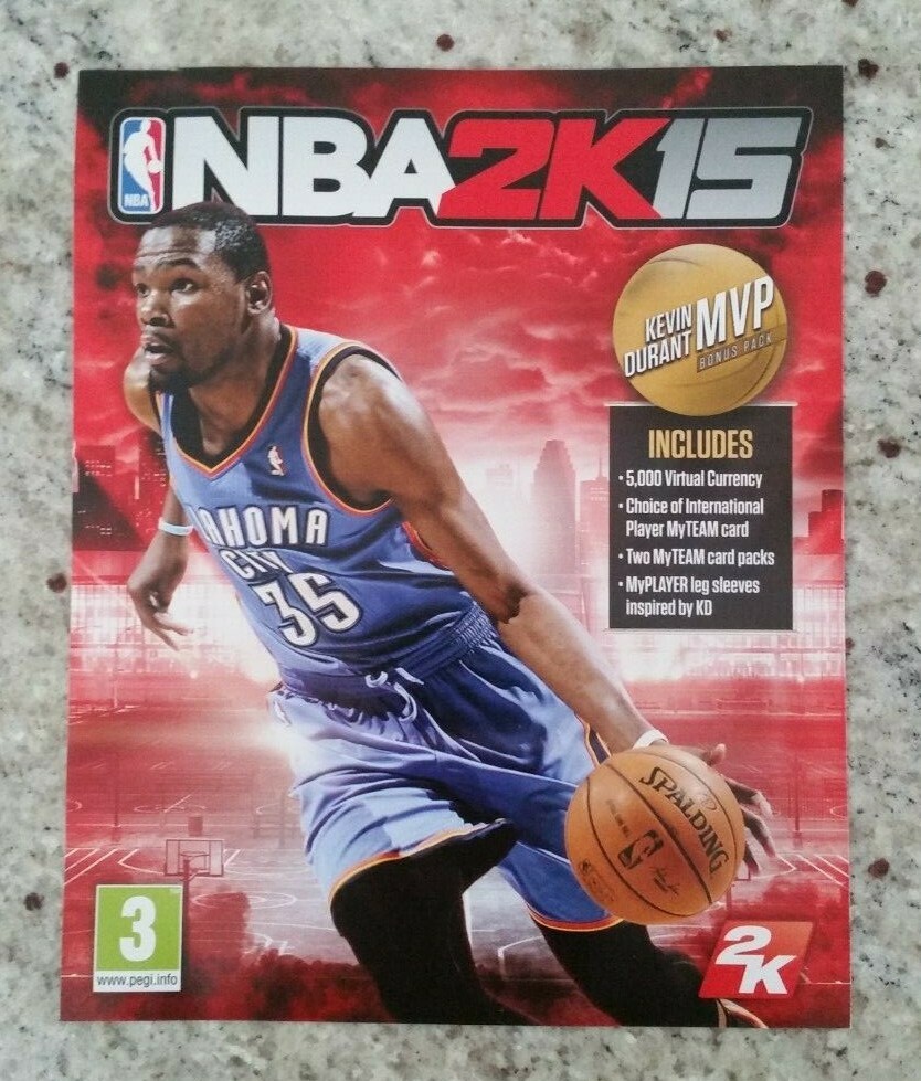 NBA2K15-PS4 GAME- KEVIN DURANT-2014 – ALMOST LIKE NEW – MADE IN THE EU (AUSTRIA)
