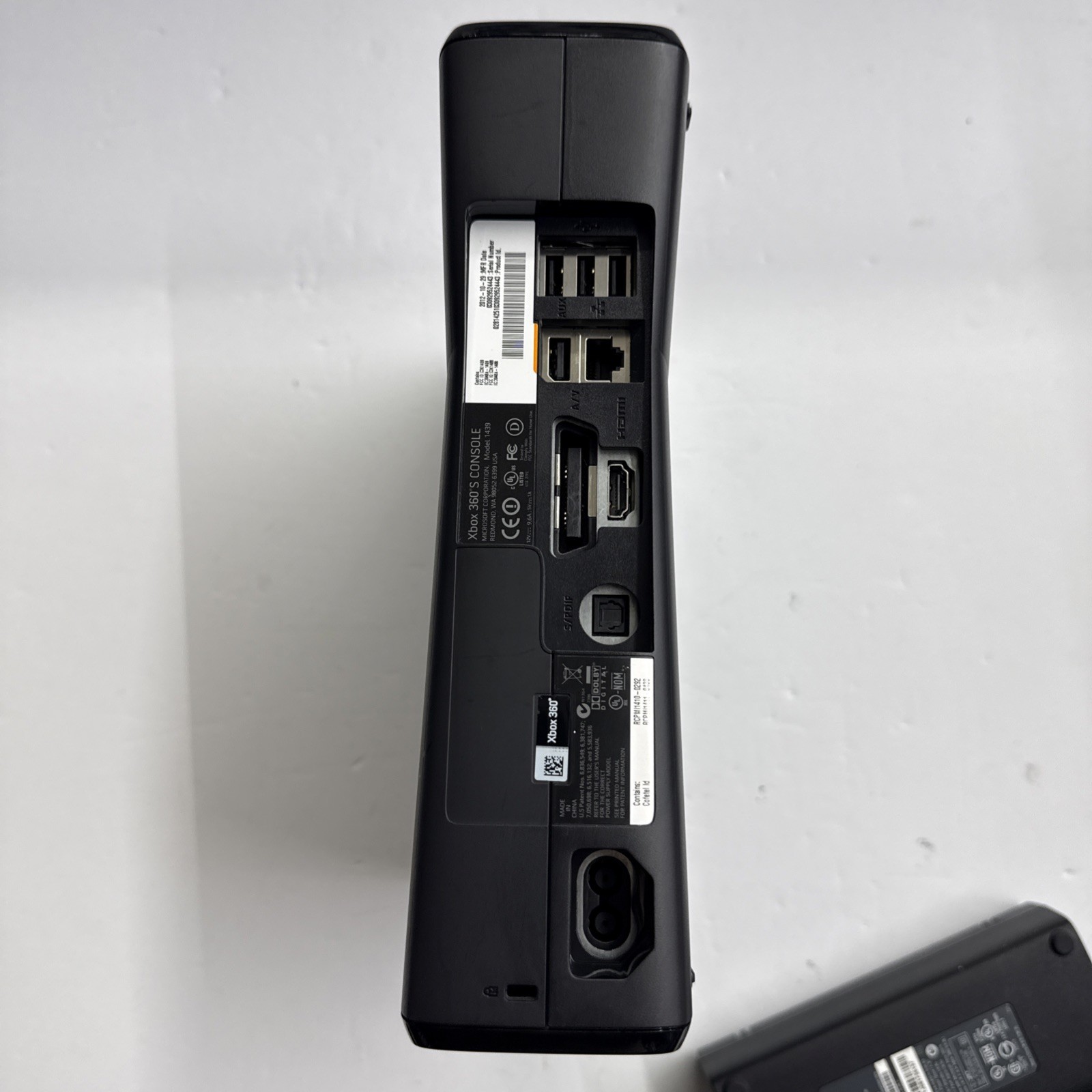Xbox 360 – Microsoft S 4GB Matte Black Console Complete Tested Working #2945