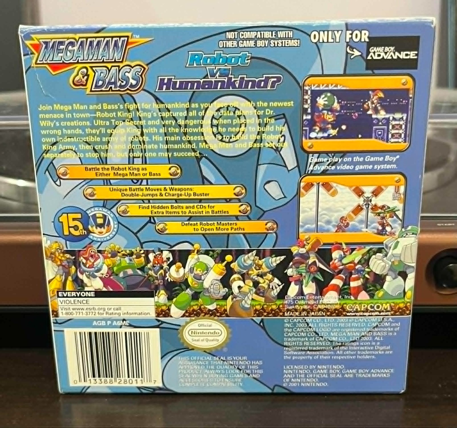 Mega Man & Bass (GBA Gameboy Advance) Complete in Box CIB