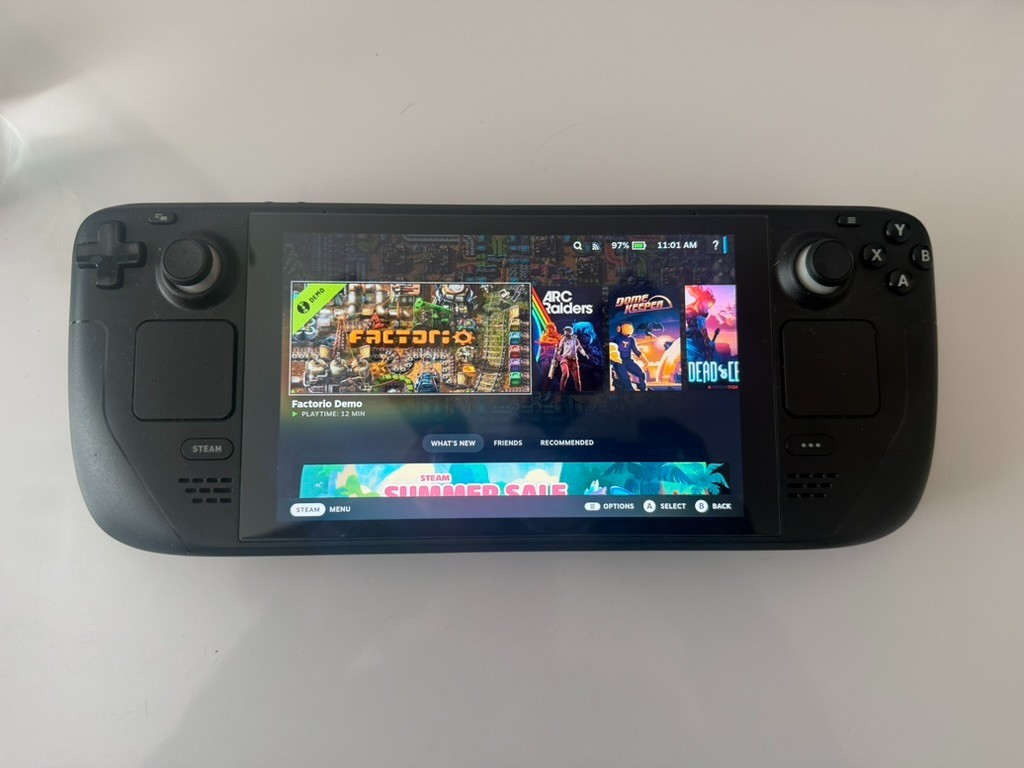 Valve Steam Deck 512GB LCD Handheld Gaming Console w/ Original Case – Excellent