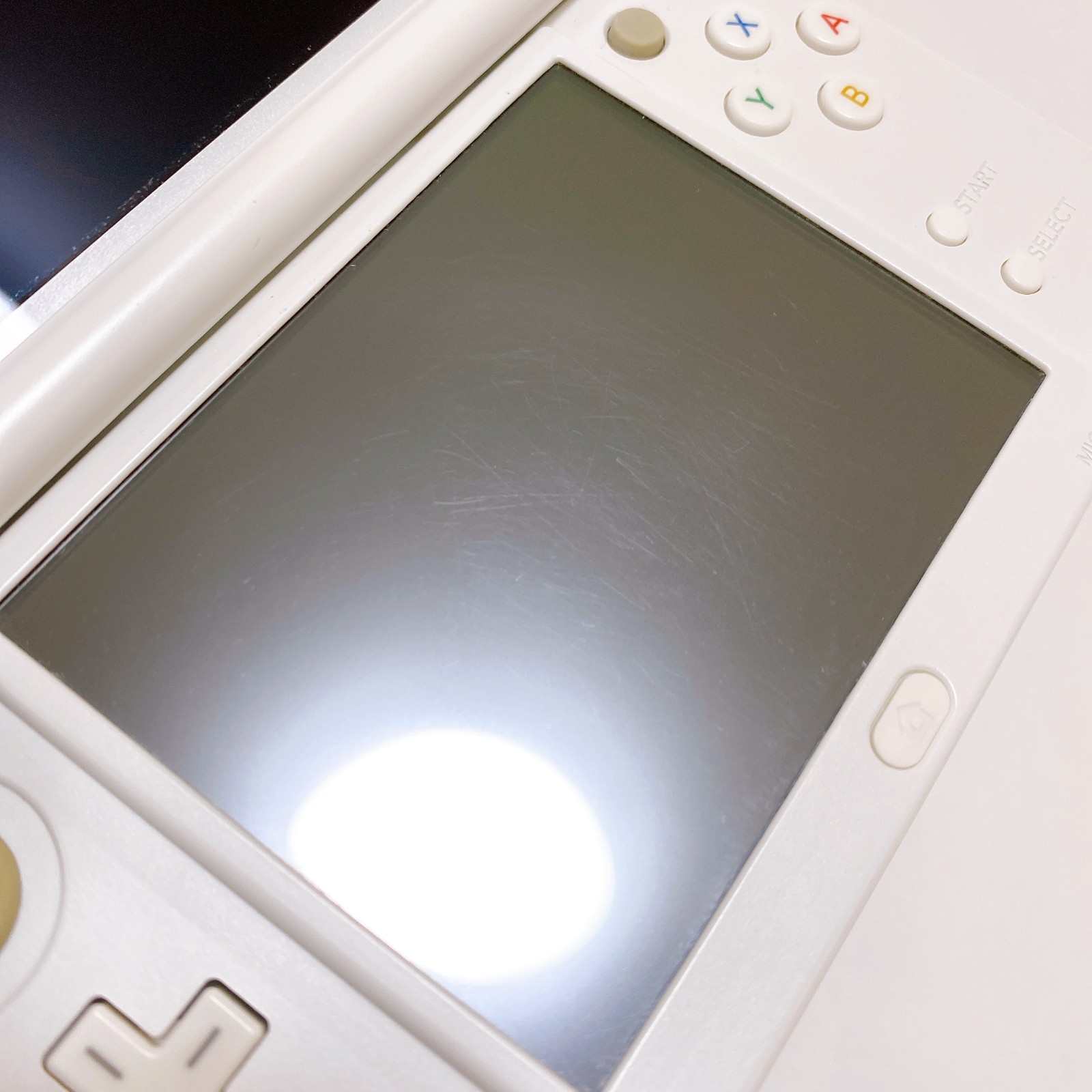 【Dual IPS】New Nintendo 3DS LL XL Pearl WhiteConsole Japan Tested Rank A