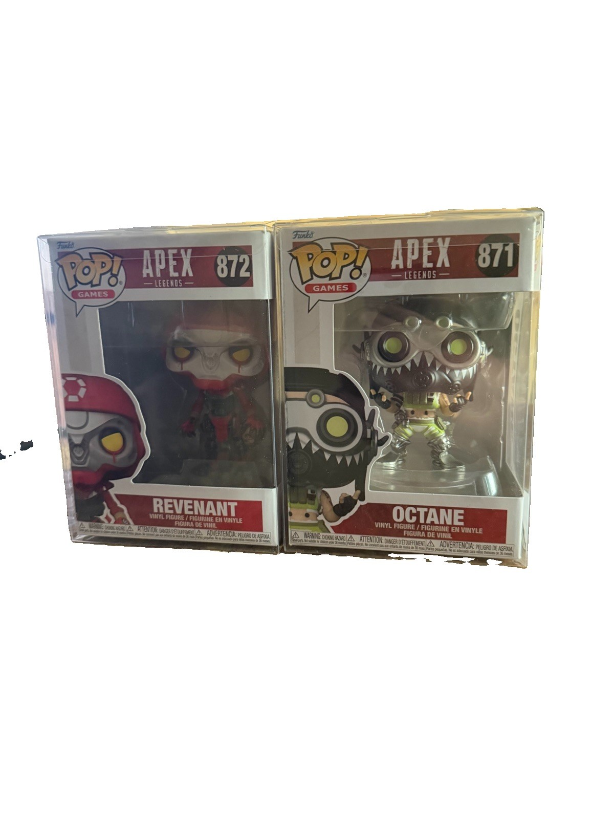 Funko Pop! Games Apex Legends Vinyl Figures Revenant #872 & Octane #871
