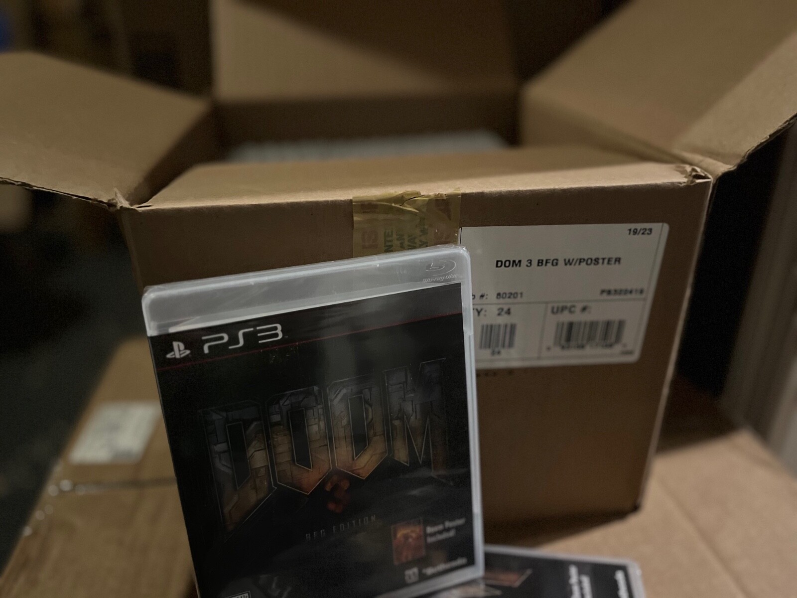 Doom 3 BFG Edition (Sony PlayStation 3, 2012) New Factory Sealed with Poster OOP