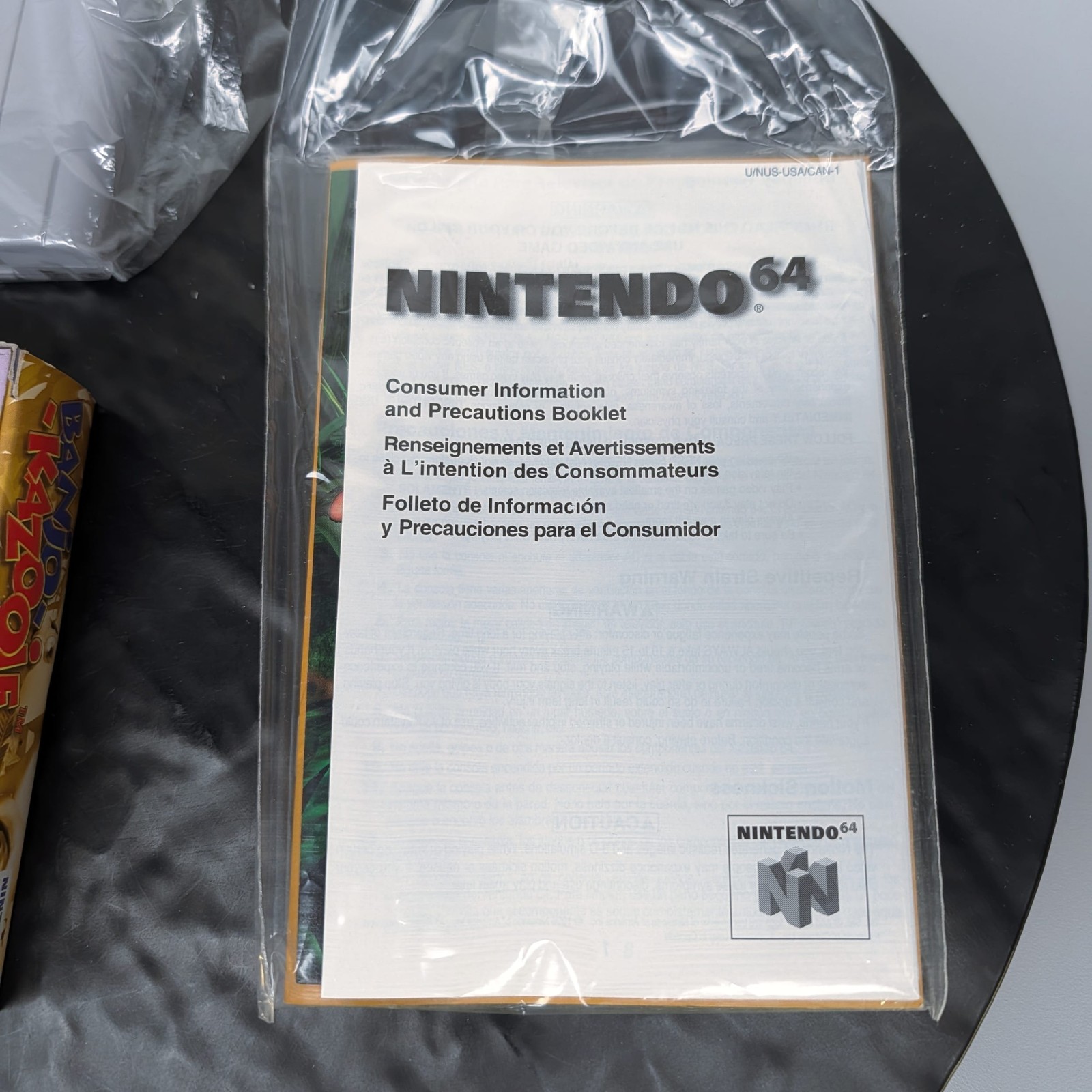 Banjo-Kazooie Nintendo 64 N64 CIB Box+Manual+Cart Authentic Tested Game ð®