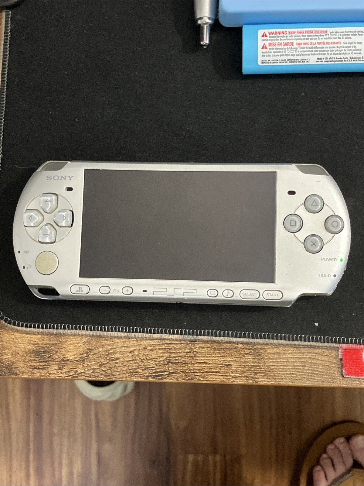 Sony PSP-3000 Handheld System Silver Includes 128 GB Memory Card