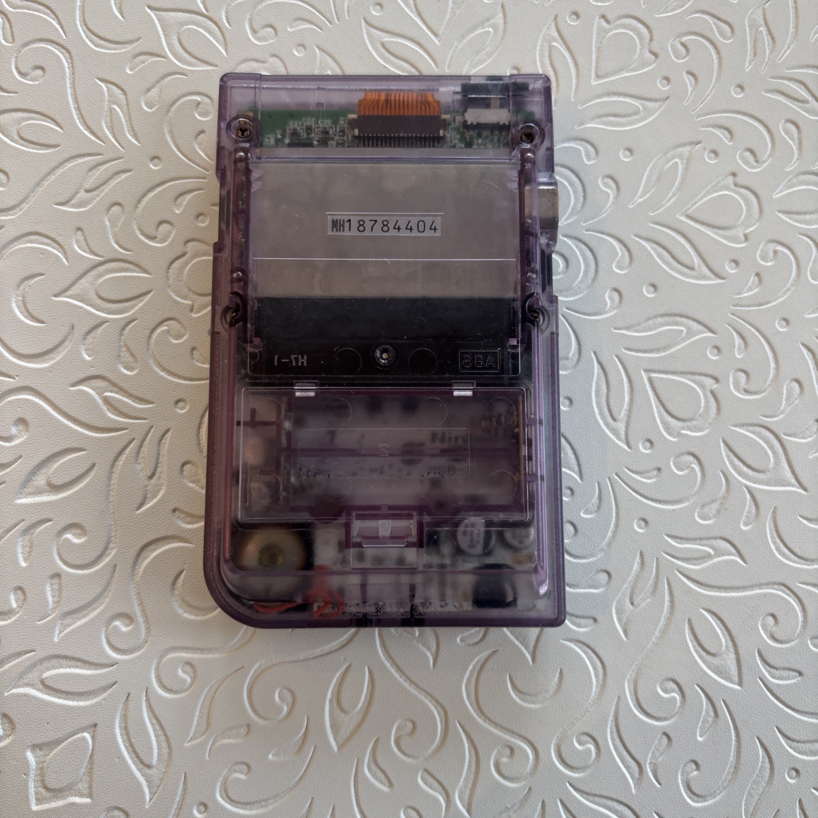 RARE CLEANED Atomic Purple Gameboy Pocket Japan Exclusive Tested Working