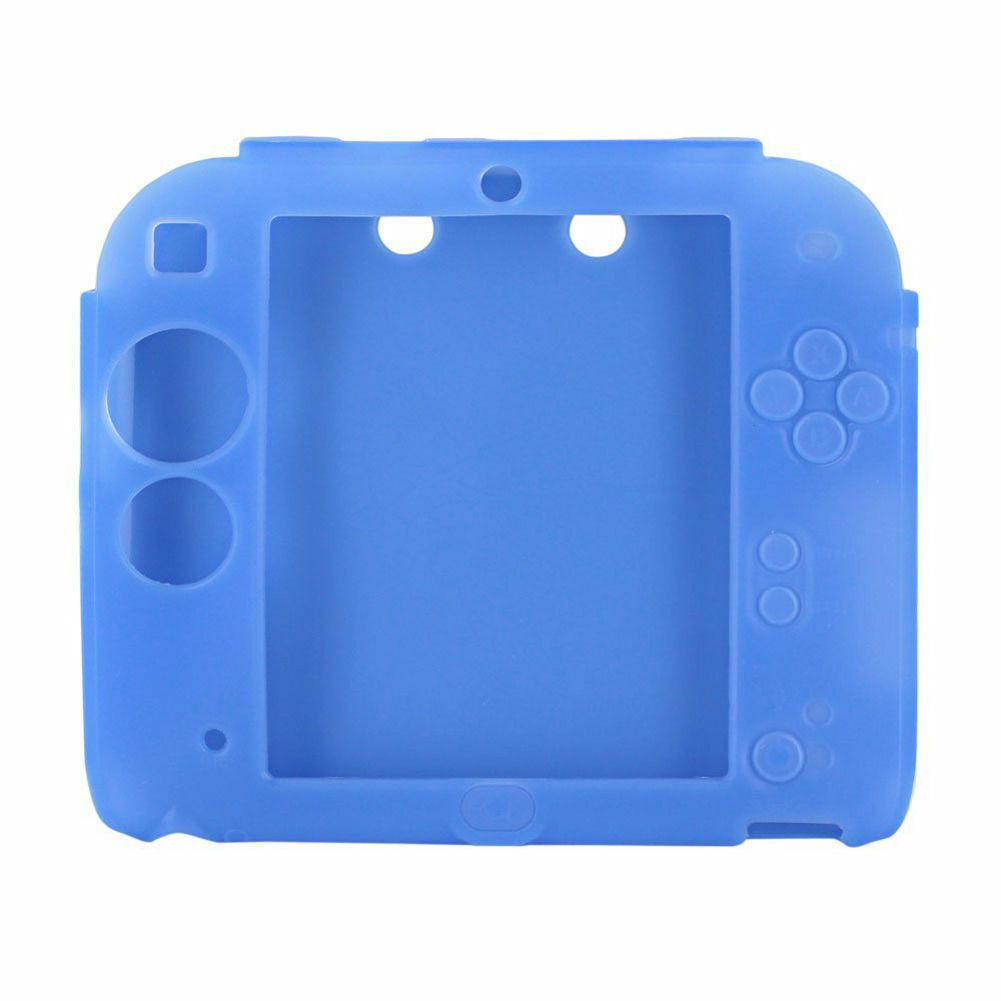 2PCS Silicone Gel Rubber Cases Cover Skin for Nintendo 2DS Game Controller