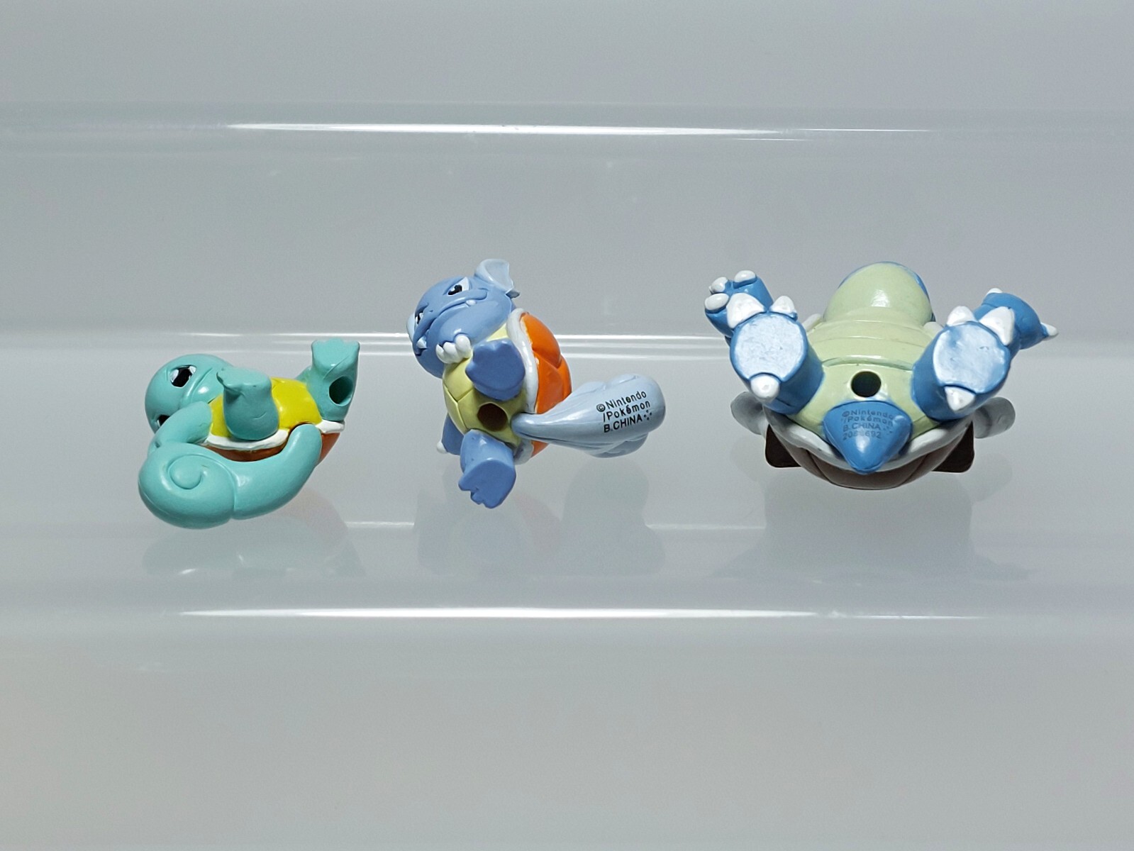 Squirtle Wartortle Blastoise Pokemon Full Color Advance Figure Bandai 0.8-1.1in
